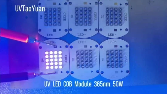 Chip LED Azul COB UV 50W 455